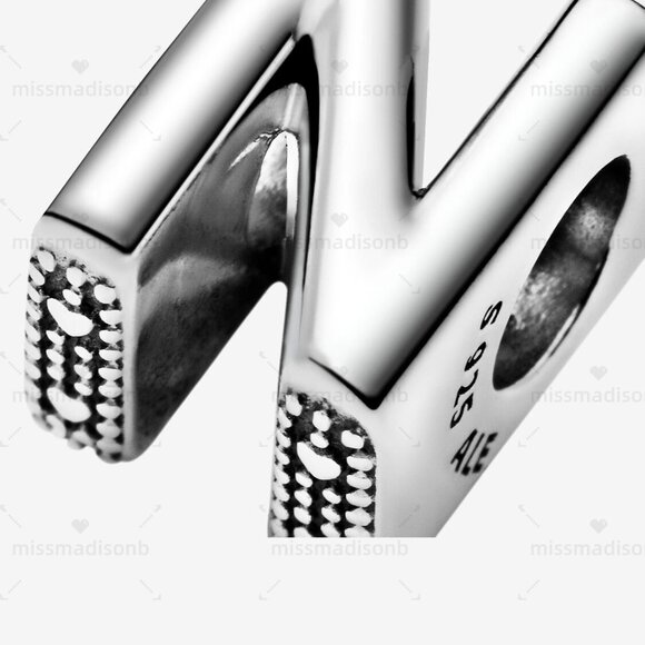 Pandora Letter N Alphabet Charm - Picture 2 of 6
